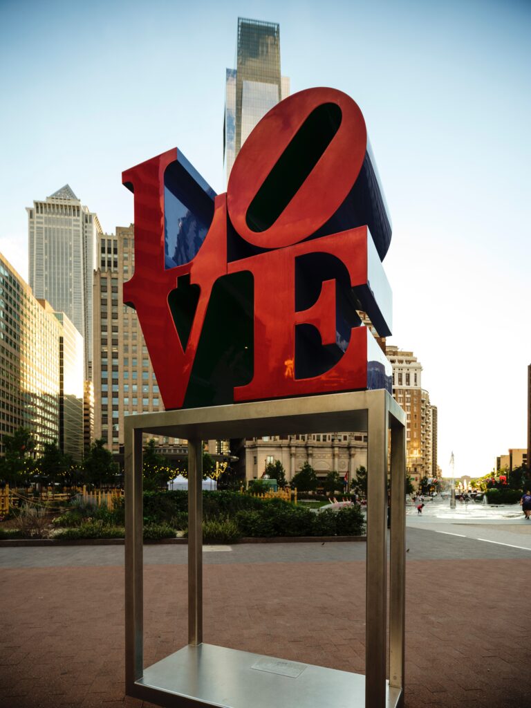 Philadelphia LOVE park sign